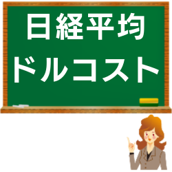 日経平均の推移とドルコスト平均法